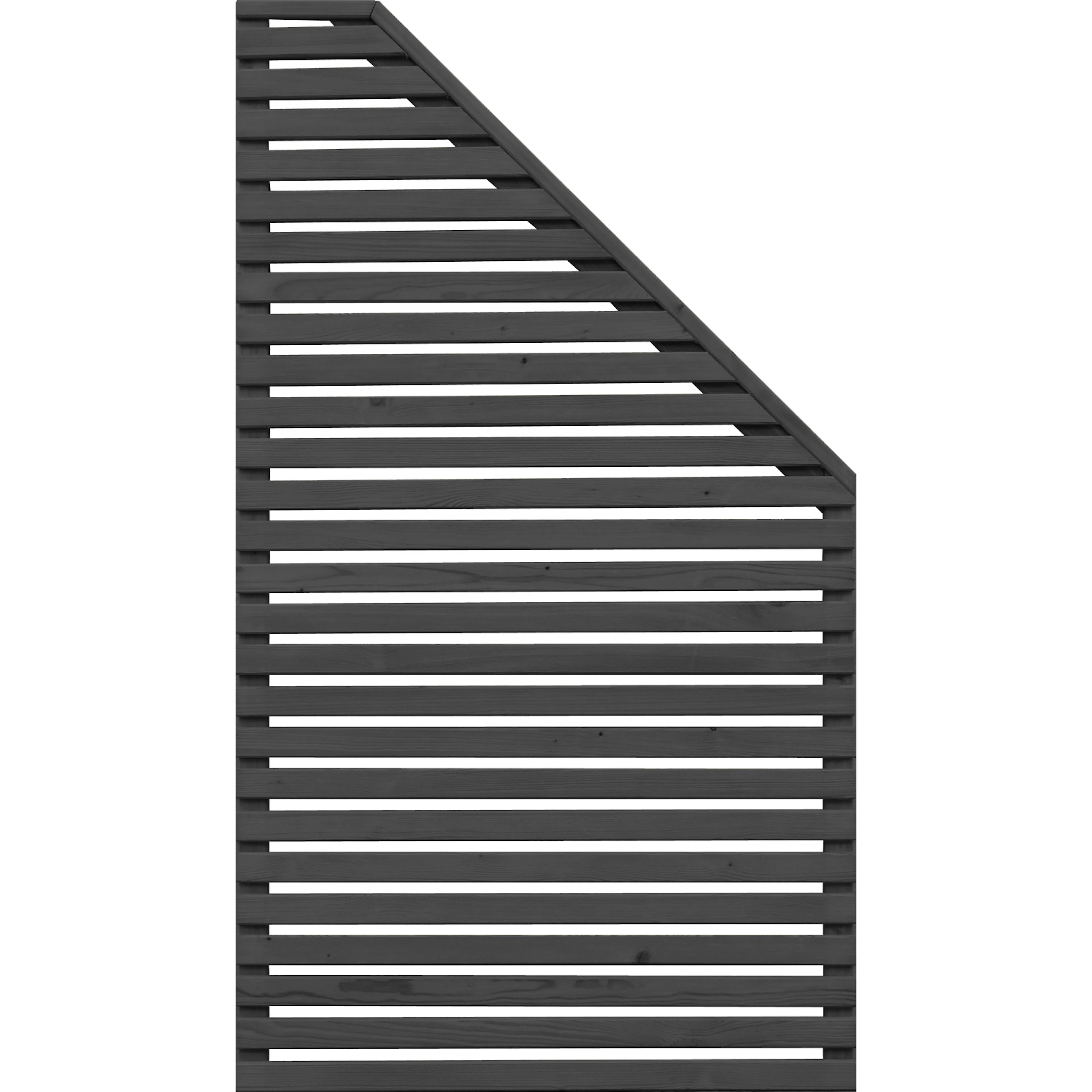 Skärm Horizont 4, 79x159x89 höger svart Högerutförande, Svart