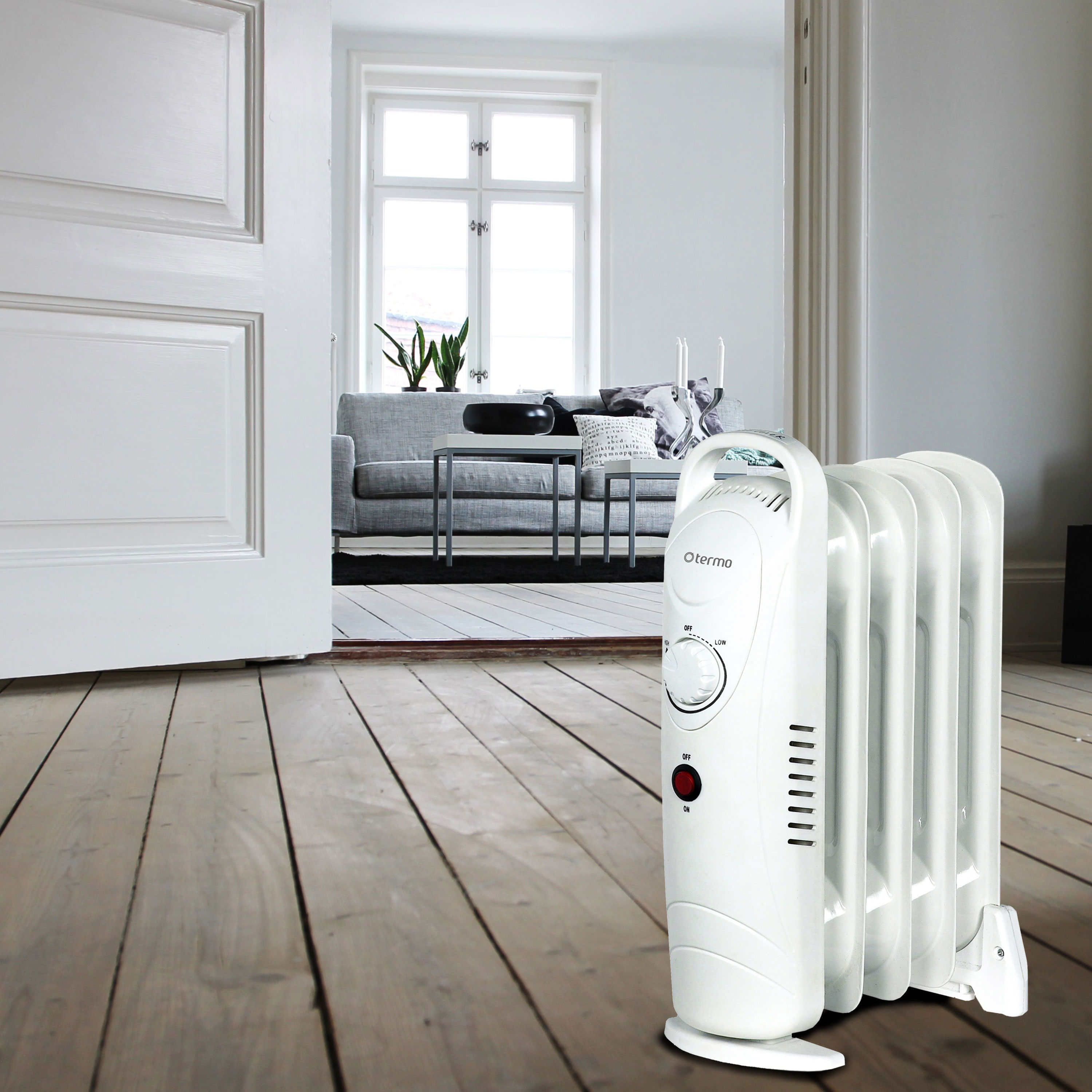 Oljefyllt Lamelelement Termo MINI 500W, Portabel Oljeradiator
