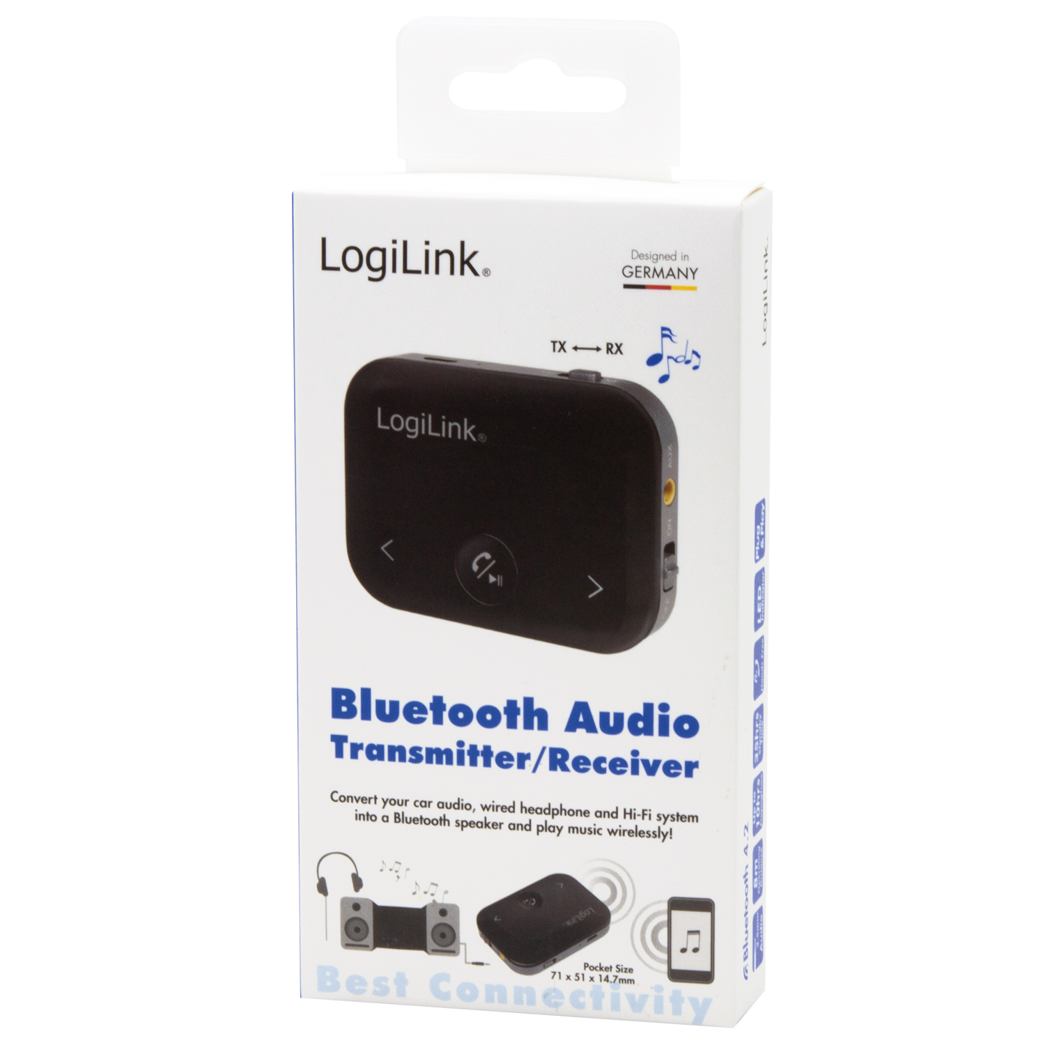 Bluetooth Audio LogiLink Sänd/mottagare