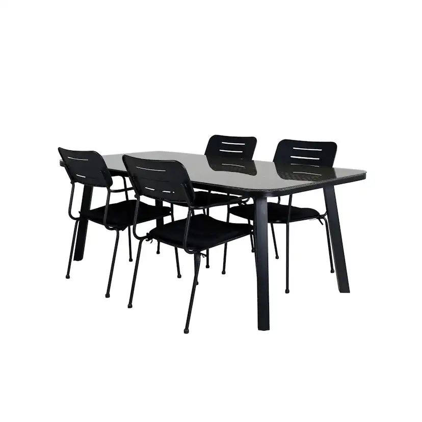 Matgrupp Venture Home Olle med 4 Nime Matstolar