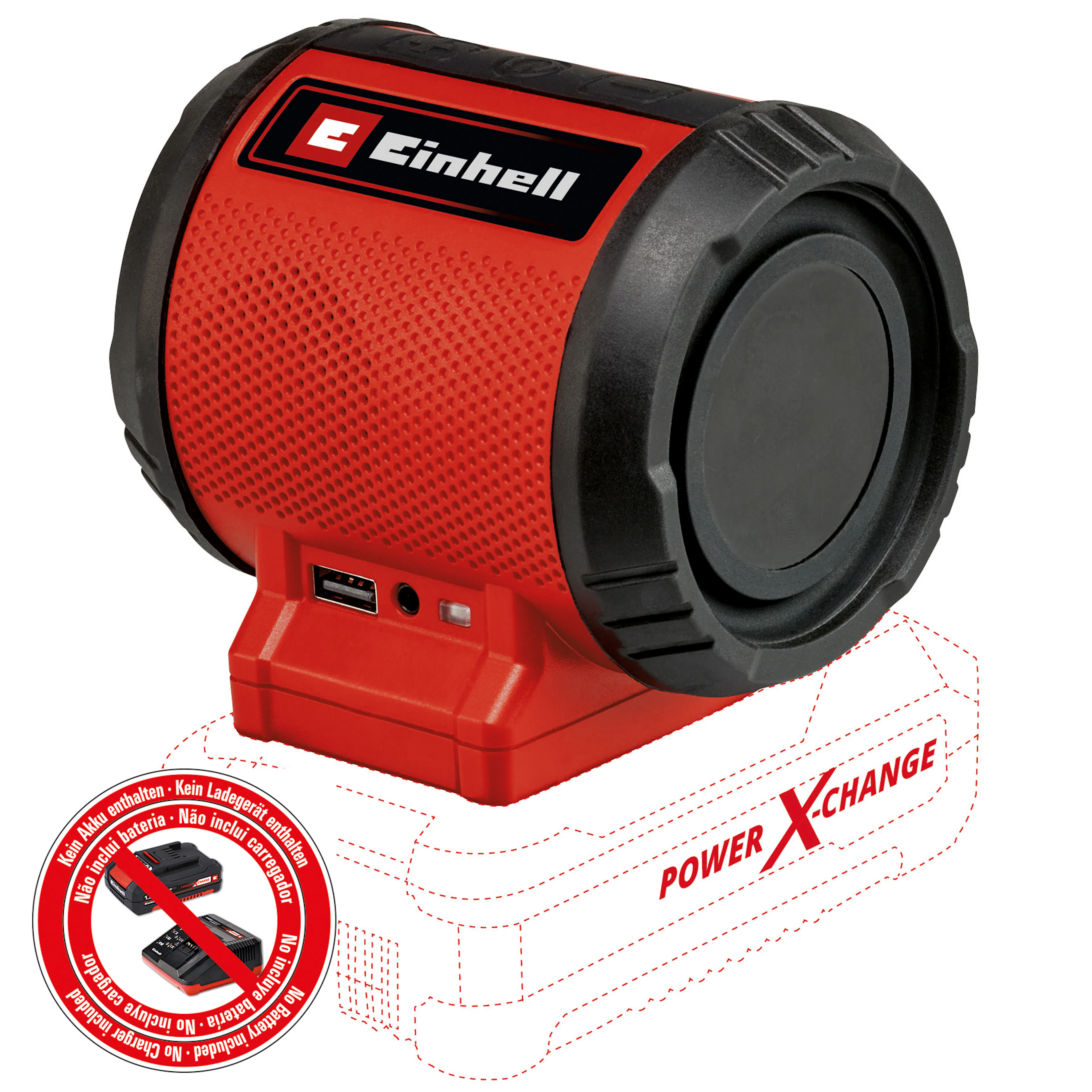 Högtalare Einhell TC-SR 18 Li BT - Solo Sladdlös utan Batteri