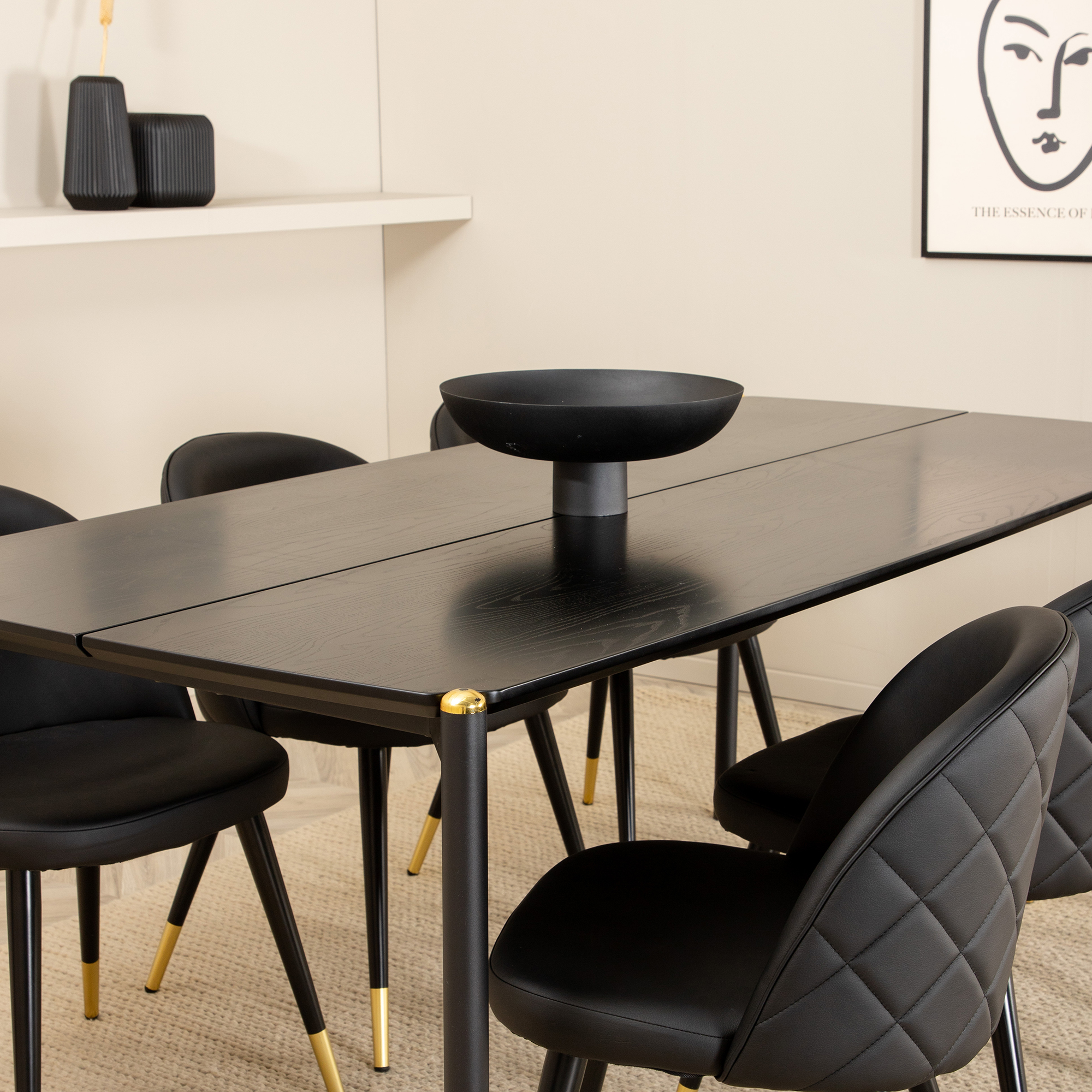 Matgrupp Venture Home Paris med 6 Valentina Stolar