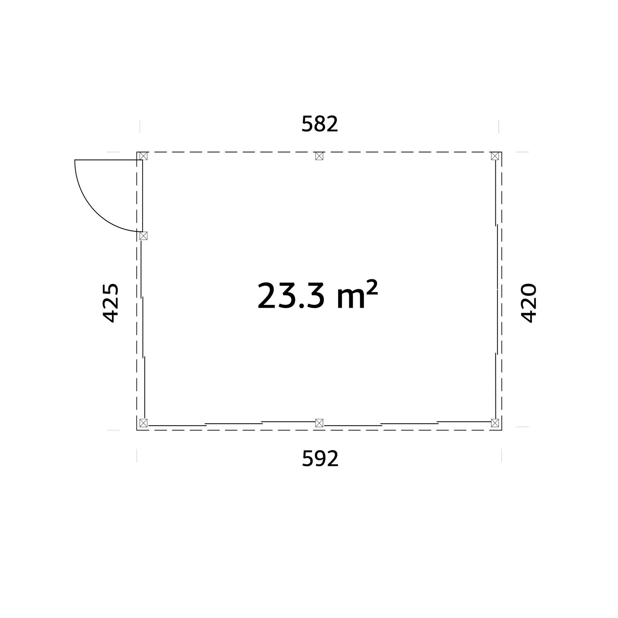 Uterum Palmako Lumi 24,5 m² (inv. 23,3 m²) Slide