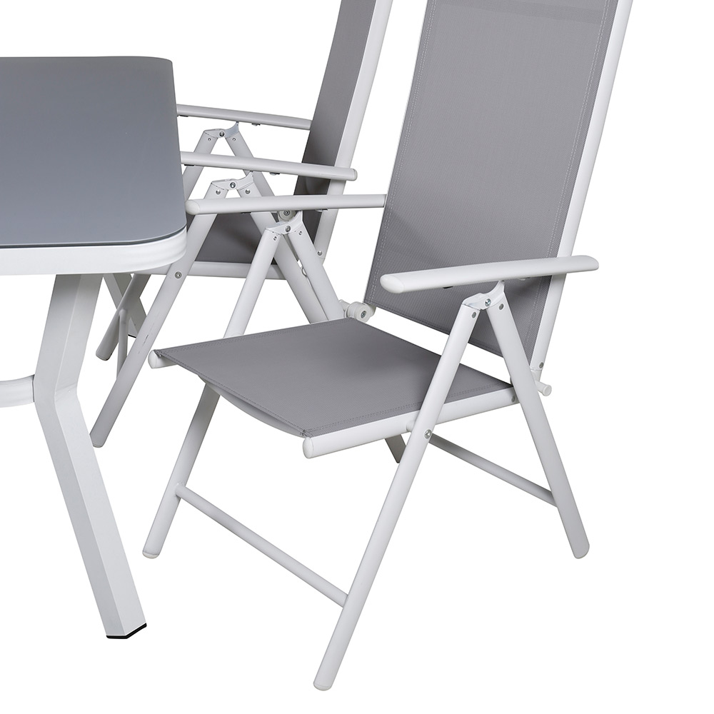 Matgrupp Venture Home Vyn med 4 Bend Matstolar