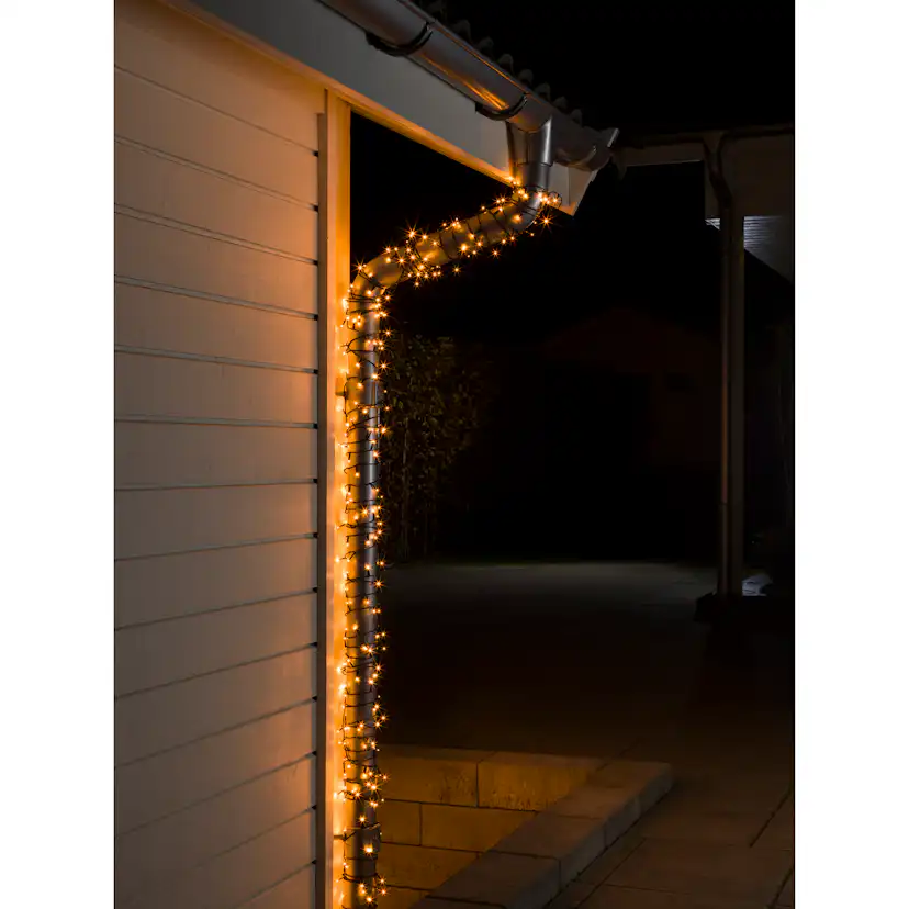 Ljusslinga Gnosjö Konstsmide 100st LED-lampor Amber Utomhus