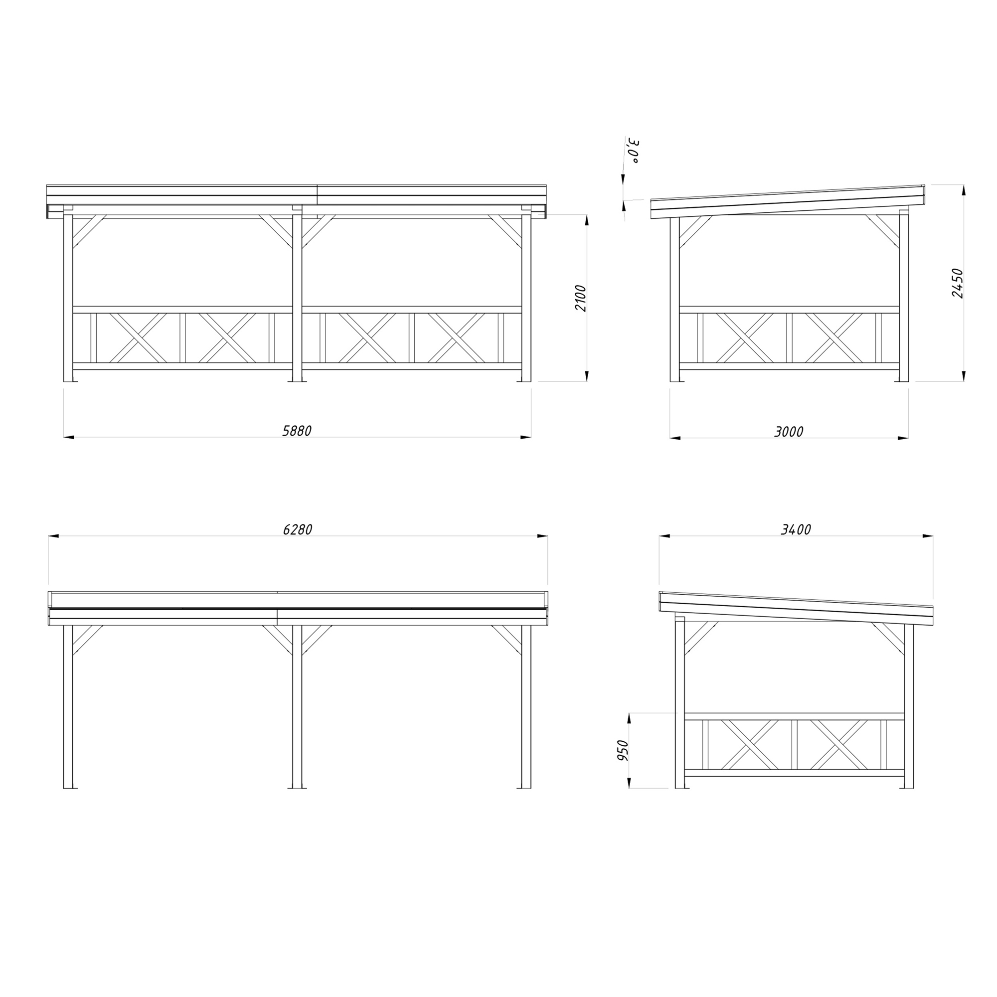 Lenna 16,6 m2 Set 307 NO Behandling: Obehandlad