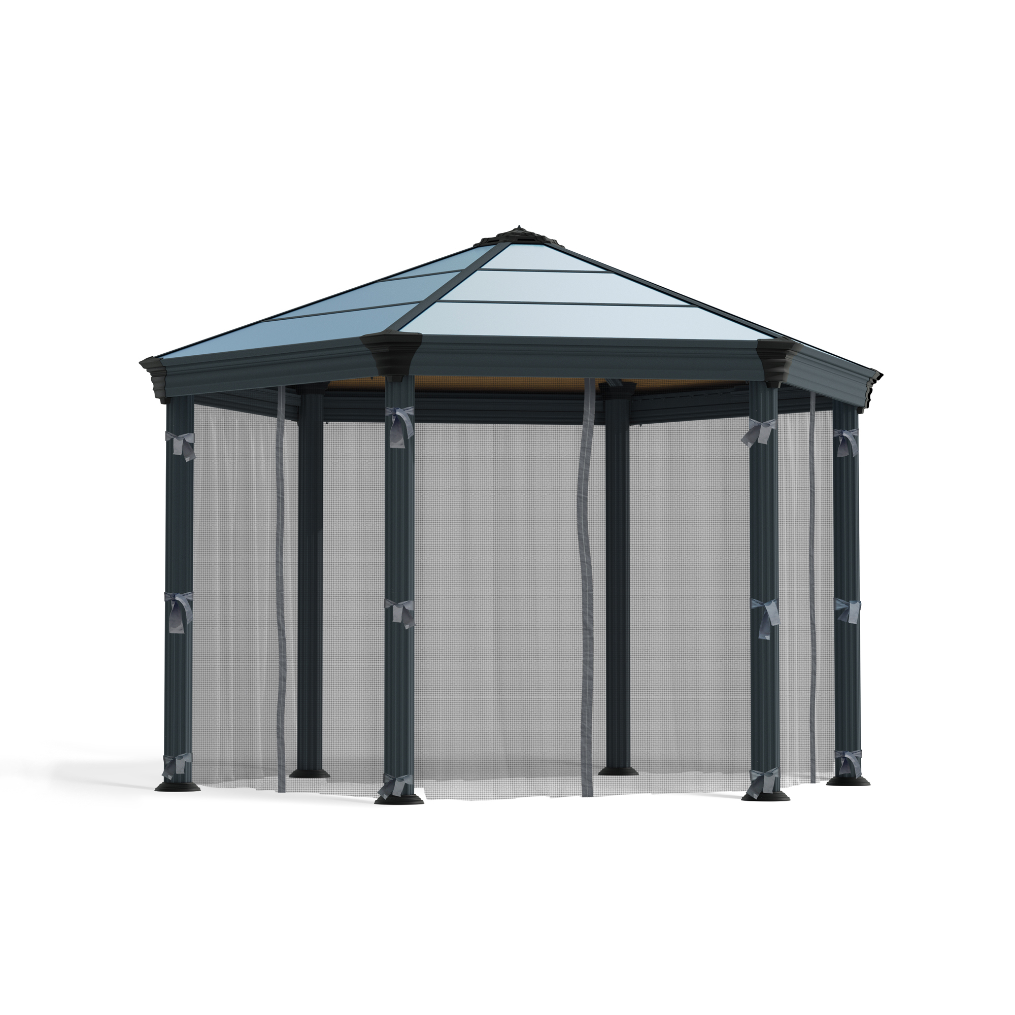 Insektsnät Canopia by Palram Till Roma Hexagonal Paviljong Grå