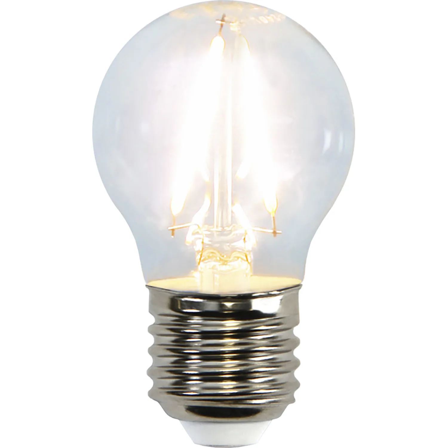 LED-lampa Star Trading Filament E27 G45 Klar 1,5W
