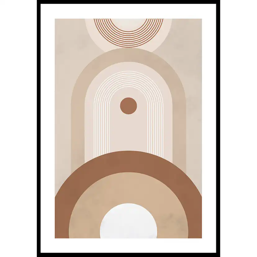 Poster Gallerix Geometric Shapes No2