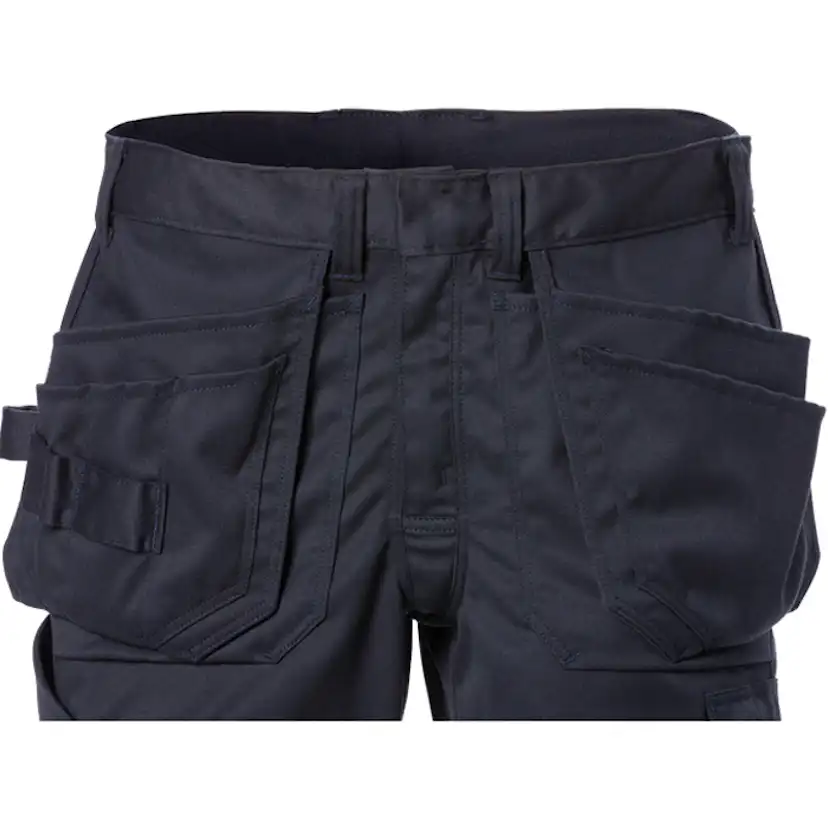 Flamestat hantverkarbyxa stretch 2163 ATHF, klass 1 Storlek: C154, Gul/Marinblå