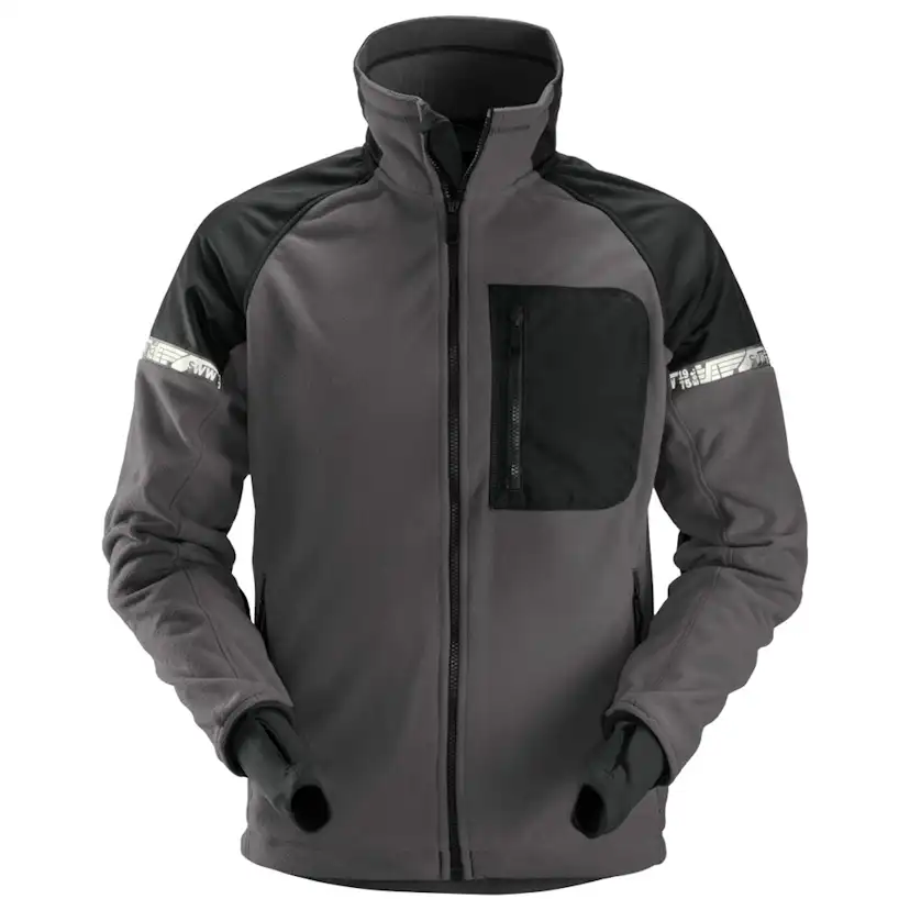 Jacka Fleece vintät AW Storlek: XXXL , Färg: Steel grey\Black