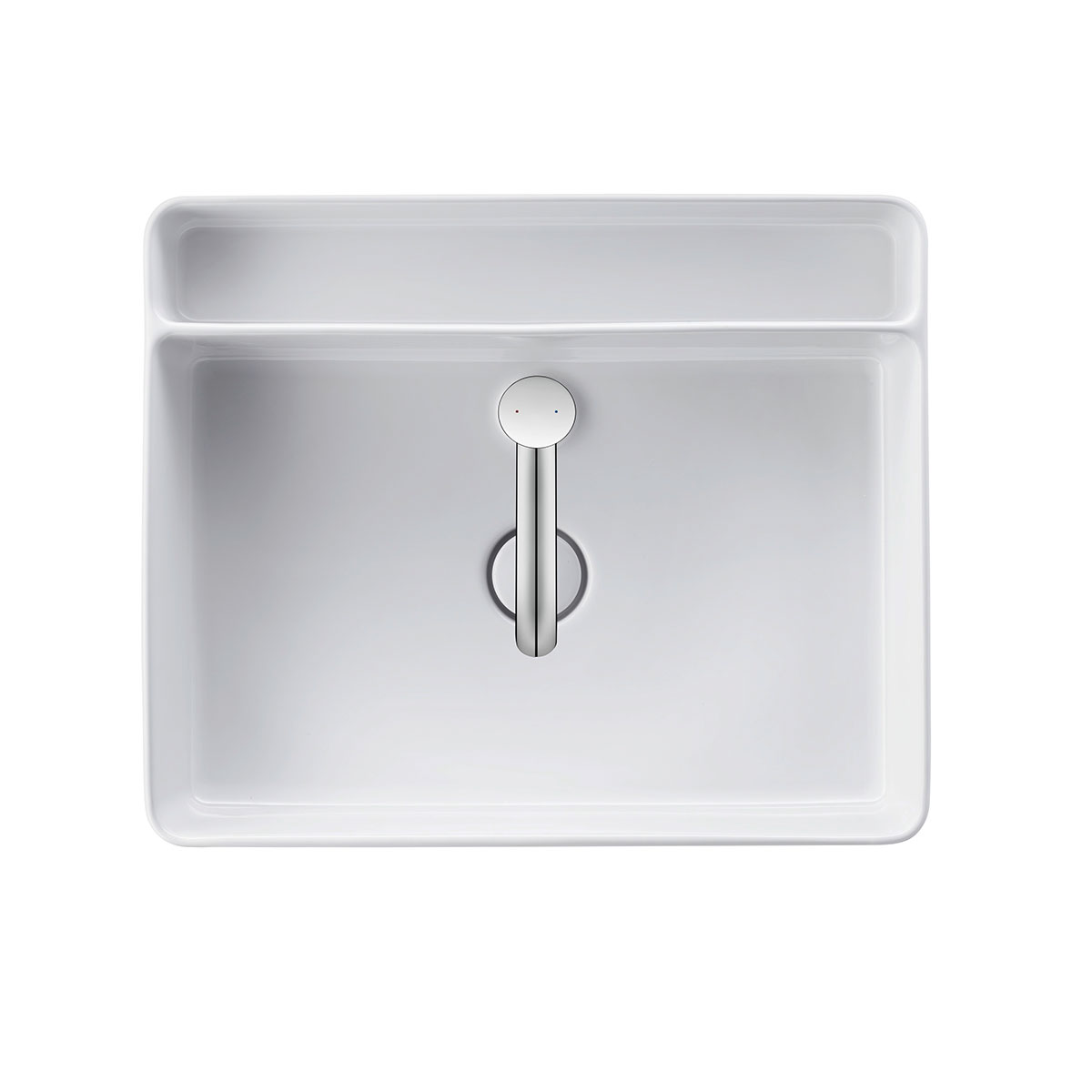 Tvättställ Duravit Bento Starck Box för Placering på Bänkskiva 550 mm