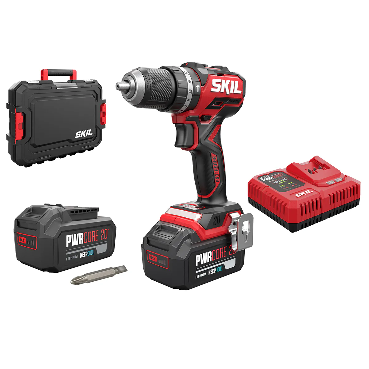 Slagborr/skruvdragare SKIL 3075 HA Batteridriven Kolborsfri