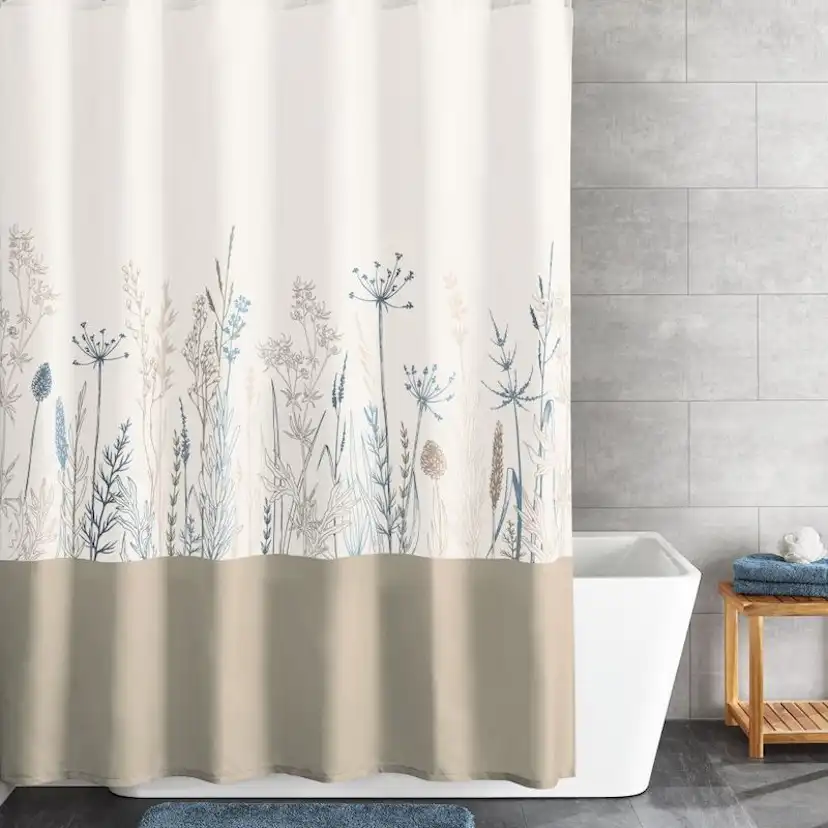 Duschdraperi Savannah multi 180x200 cm