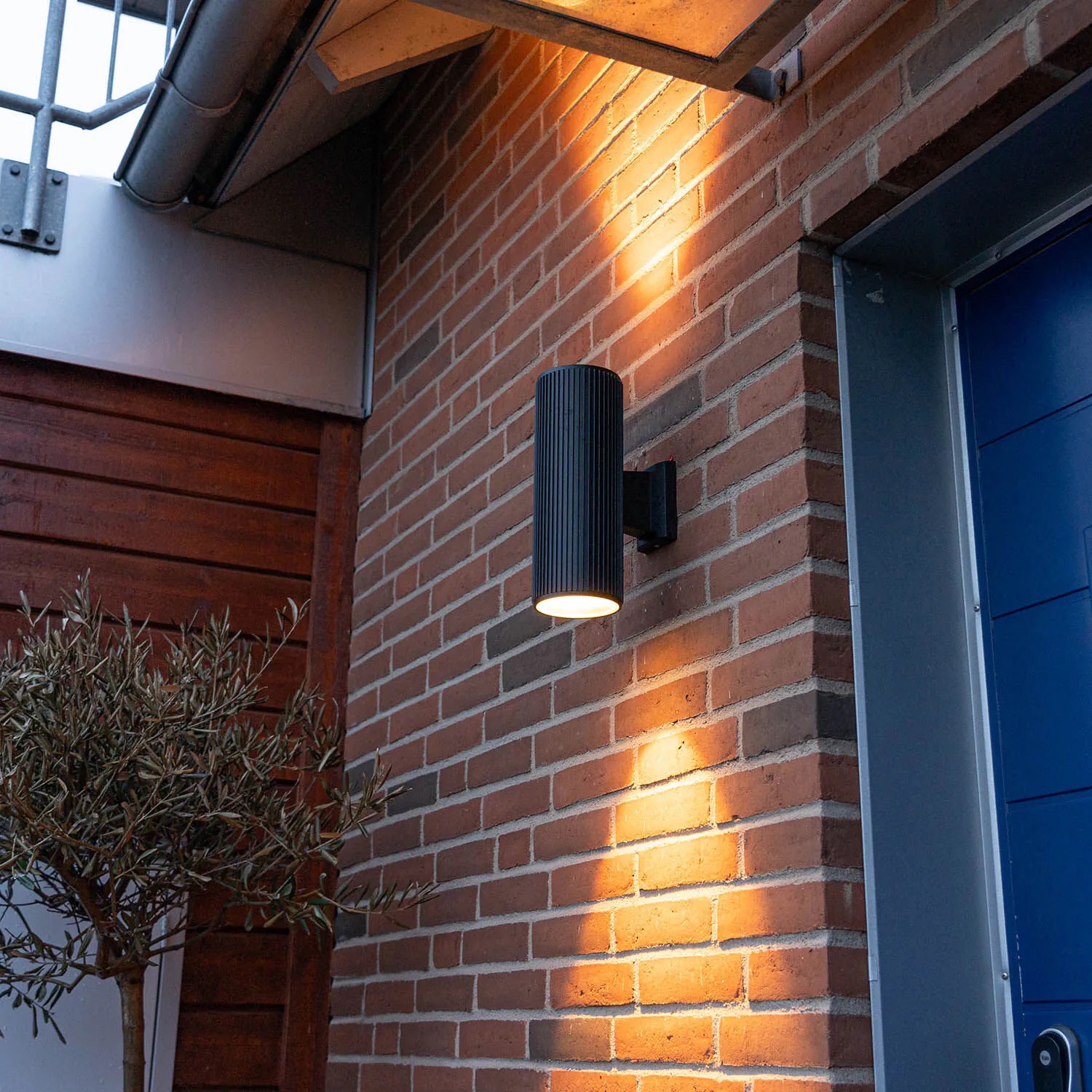 Vägglampa Utomhus Svart H30cm Up/Down - Tylösand Färg: Svart