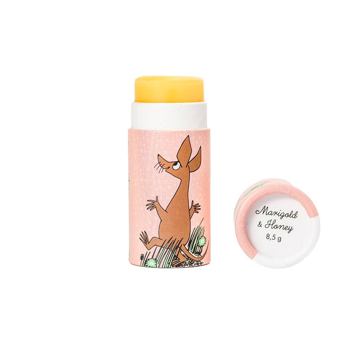 Moomin by G&L Ekologiskt Läppcerat av bivax Ringblomma 8,5 g Ekologiskt Läppcerat Gustaf & Linnea Moomin Bivax