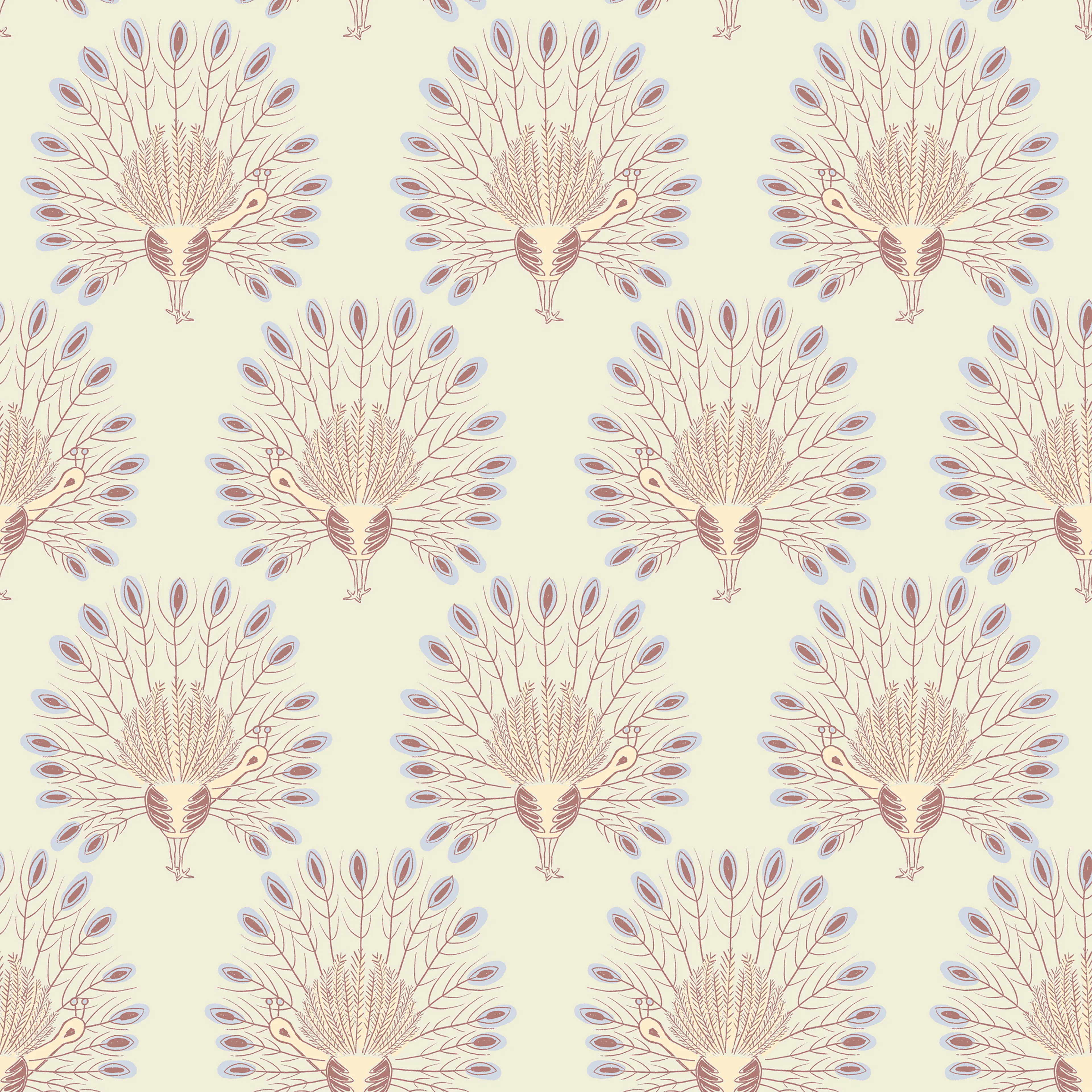 Tapet Superfresco Easy Vintage Peacook Purple