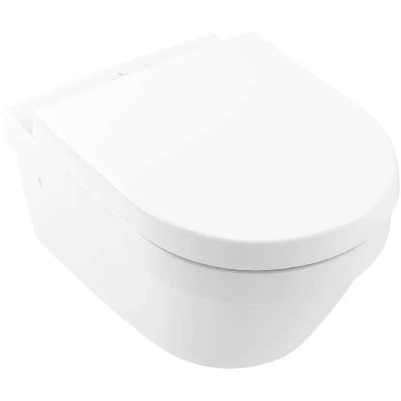 Vägghängd Toalettstol Villeroy & Boch Architectura Rundad med Dold Infästning