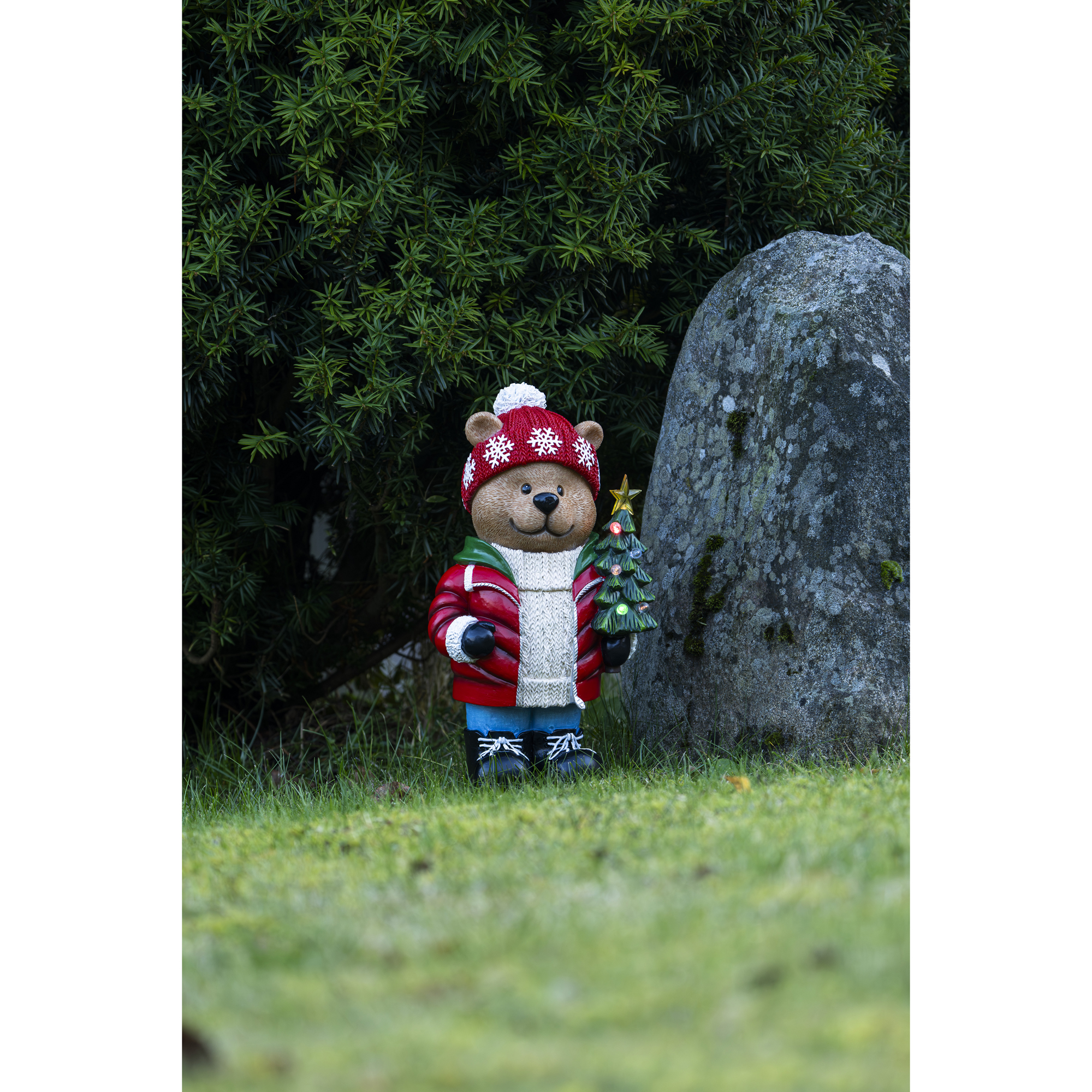 Juldekoration Gnosjö Konstsmide Teddybjörn LED Utomhus