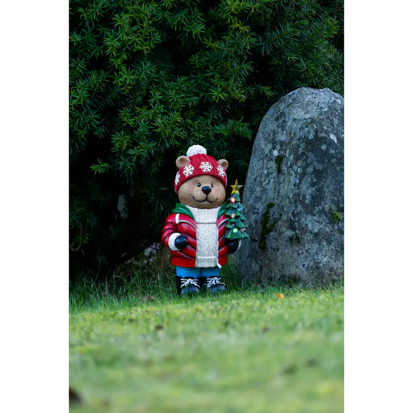 Juldekoration Gnosjö Konstsmide Teddybjörn LED Utomhus