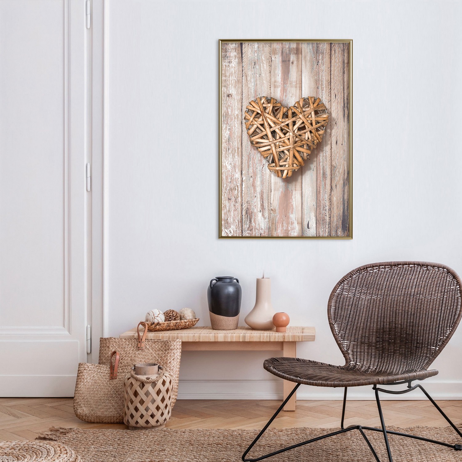 Poster Artgeist Affisch Hot Heart