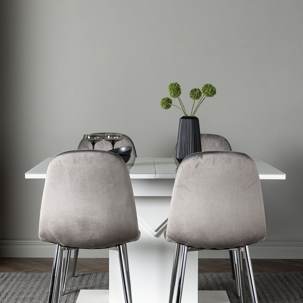 Matgrupp Venture Home Pluto med 4 Eva Stolar