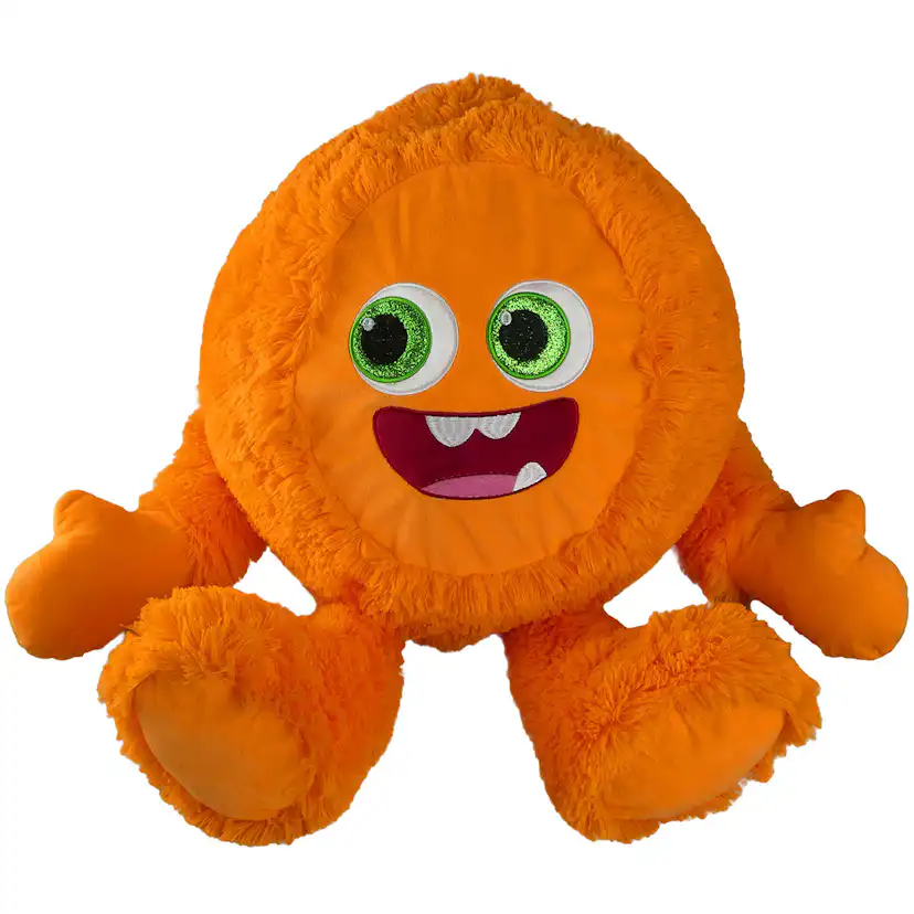 Gosedjur SportMe Fuzzy Monster 40 cm Orange