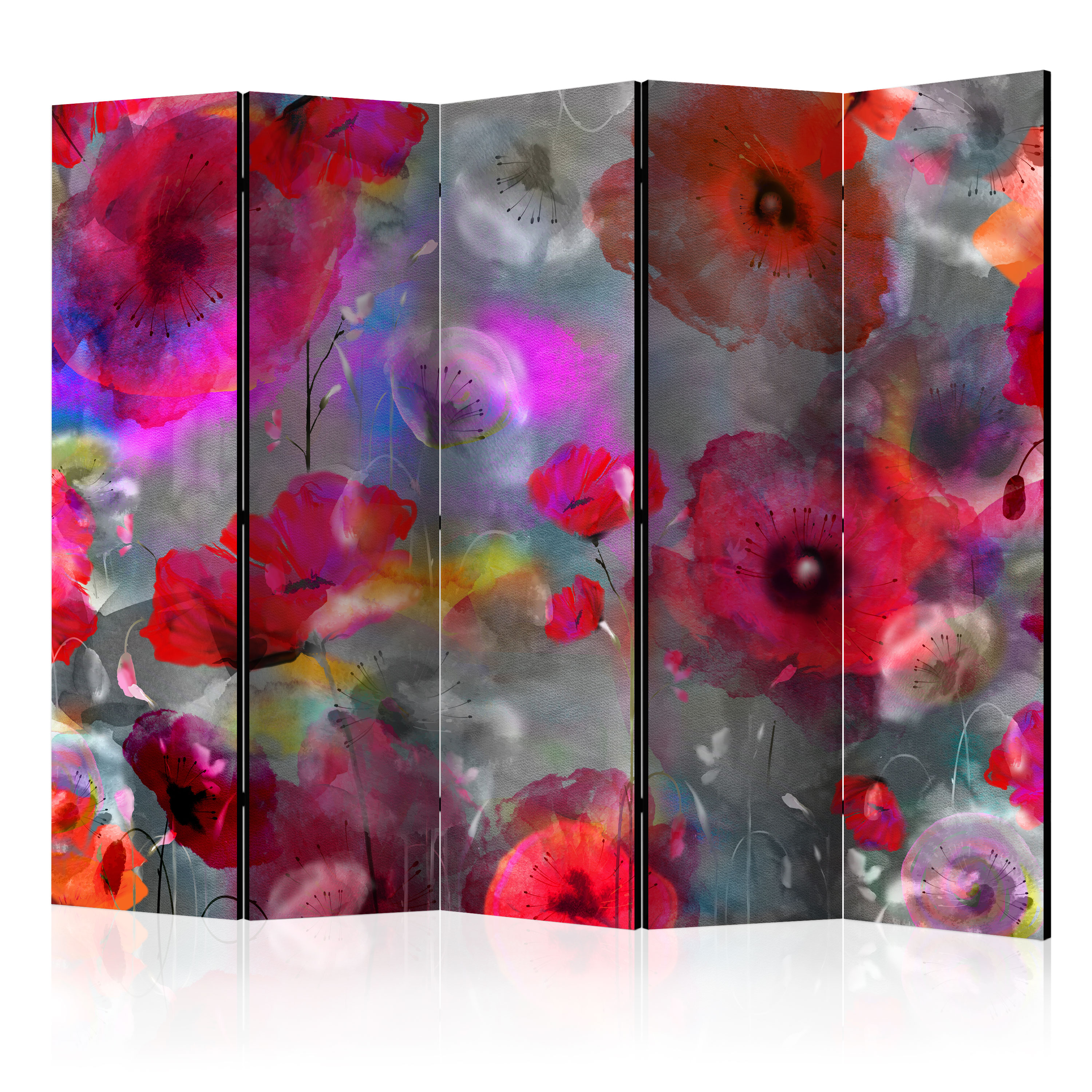 Rumsavdelare Arkiio Painted Poppies II 225x172 cm