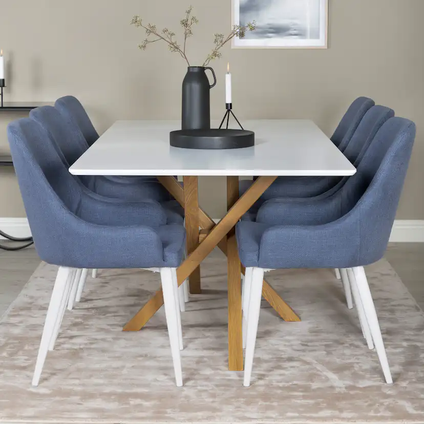 Matgrupp Venture Home Piata med 6 Plake Stolar