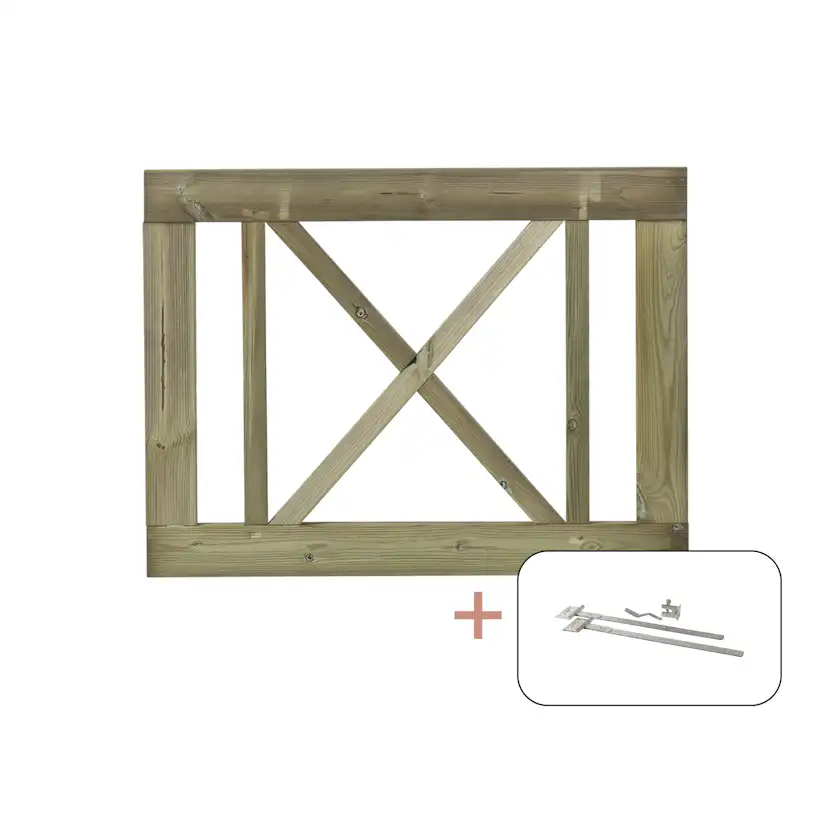 Enkelgrind PLUS Rom inkl. Beslag