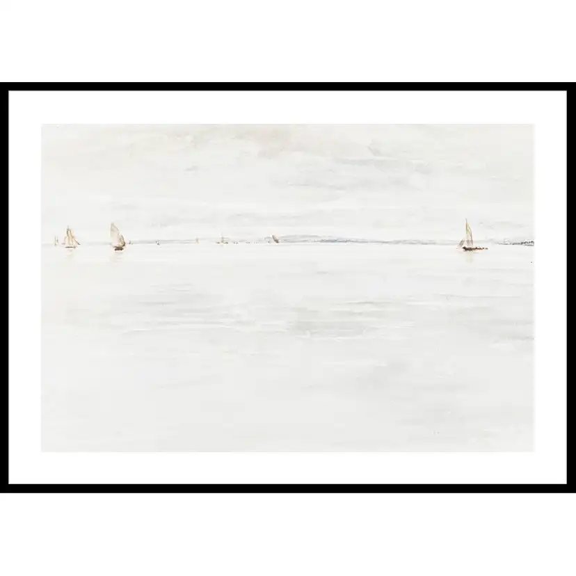 Sailboats On Southampton River By John Linnell 70x100 70x100 cm