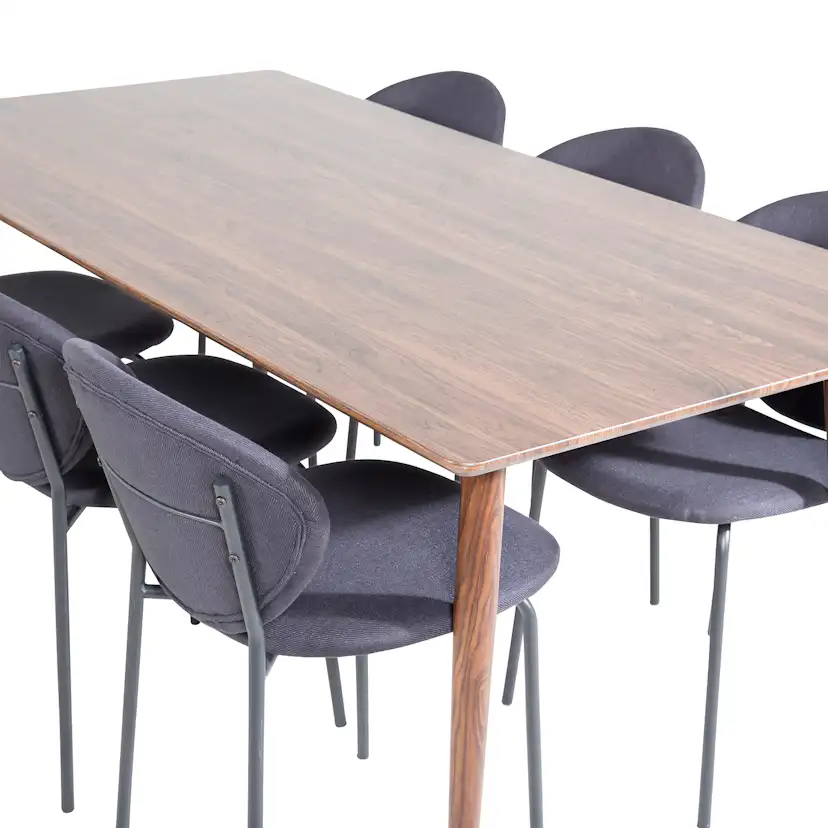 Matgrupp Venture Home Pobbie med 6 Valor Stolar