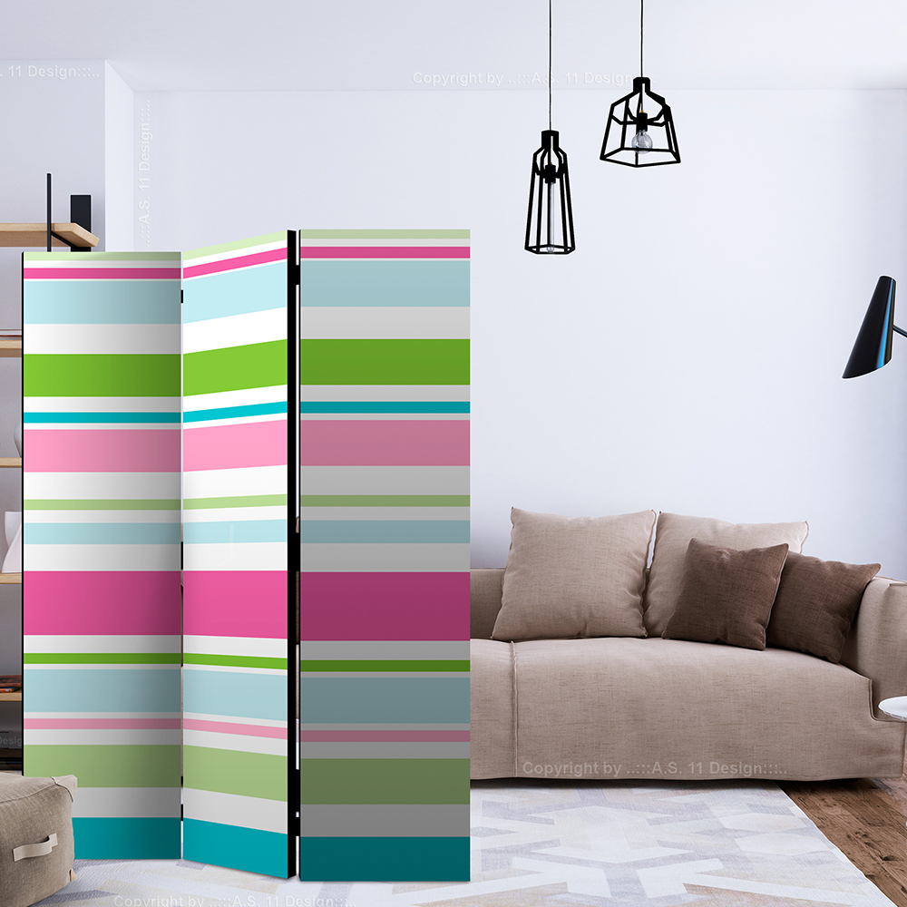 Rumsavdelare Arkiio Bright Stripes 135x172 cm