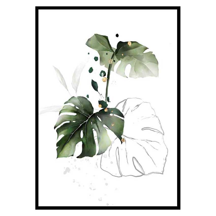 Poster Gallerix Watercolor Botanical No2