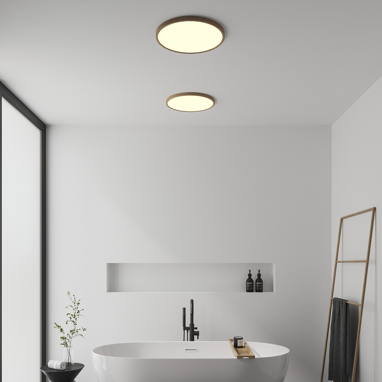 Plafond Nordlux Oja 29 IP54 2700K Dim Natur