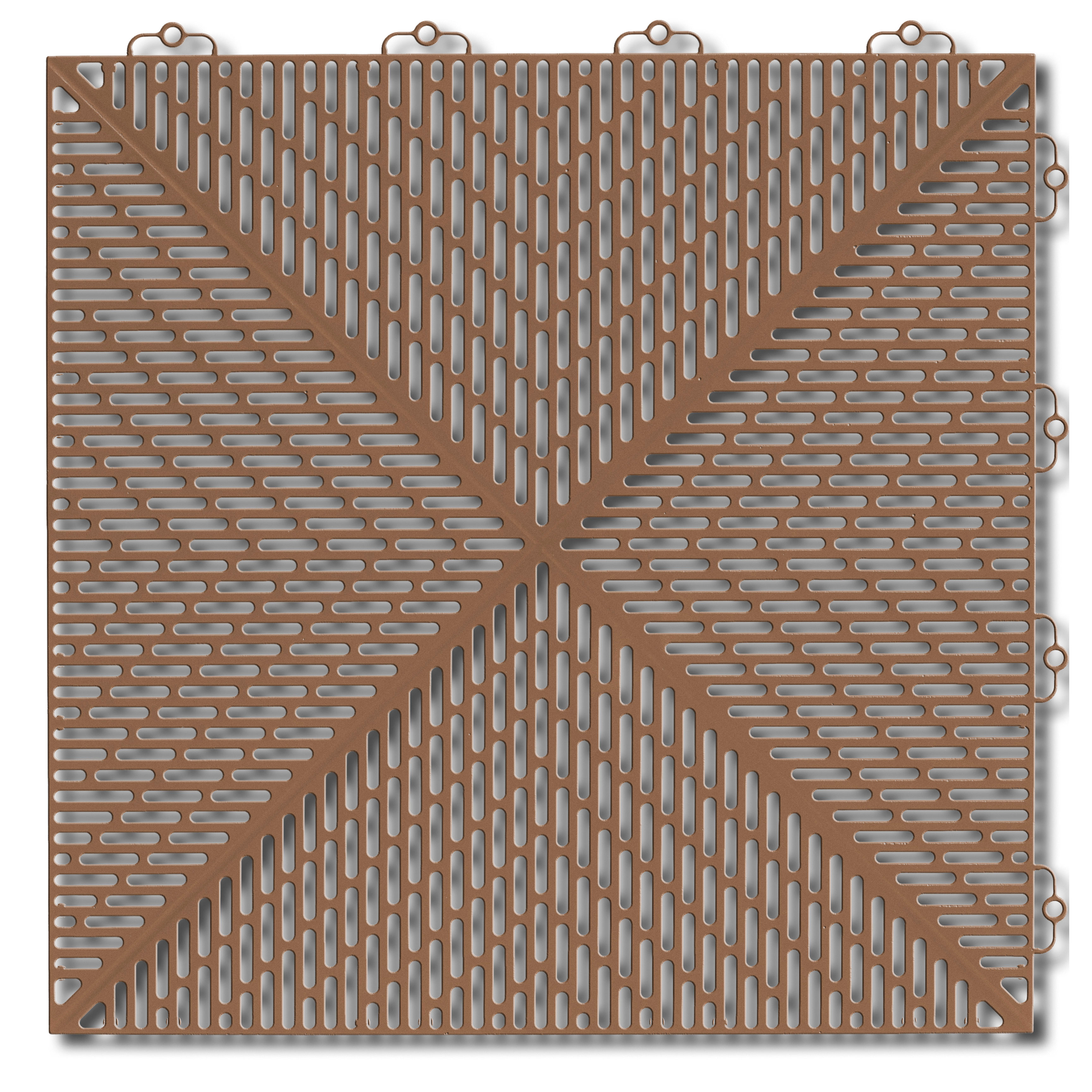 Golvplatta Bergo Unique Cedar Wood Golvtrall i Plast