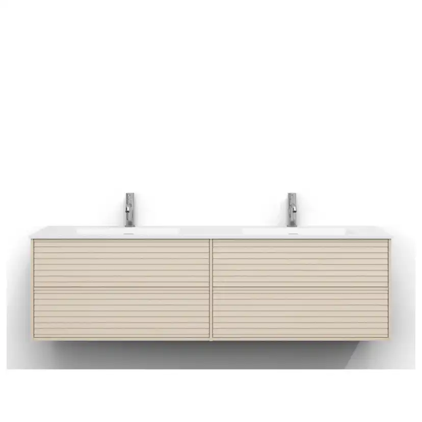 Tvättställsskåp Svedbergs Epos 160x45 med 2+2 Lådor