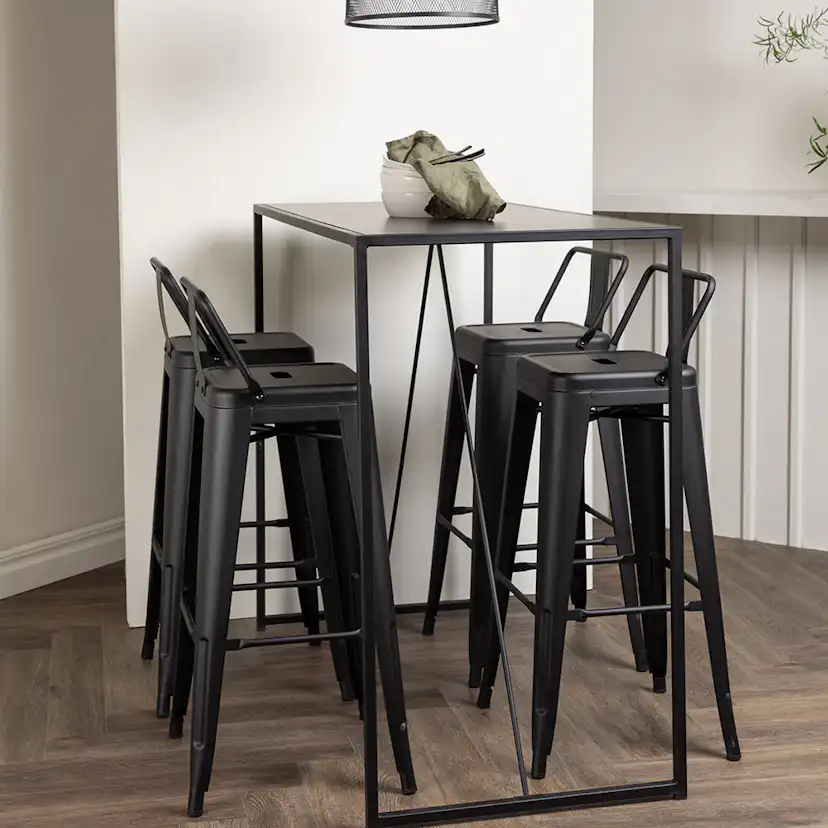 Matgrupp Venture Home Brea med 4 Tempe Flat Stolar