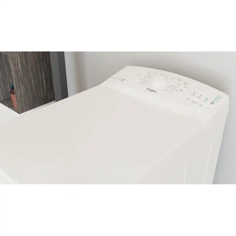 Toppmatad Tvättmaskin Whirlpool TDLR 6240L EU/N Kompakt med 6TH SENSE Teknologi