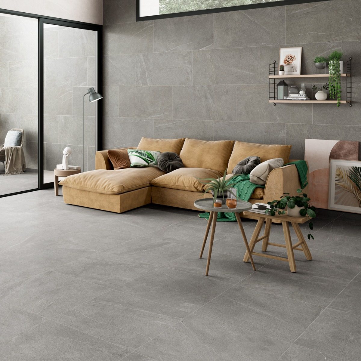 Klinker Bellevue Grey Marmor Matt 120x120 cm