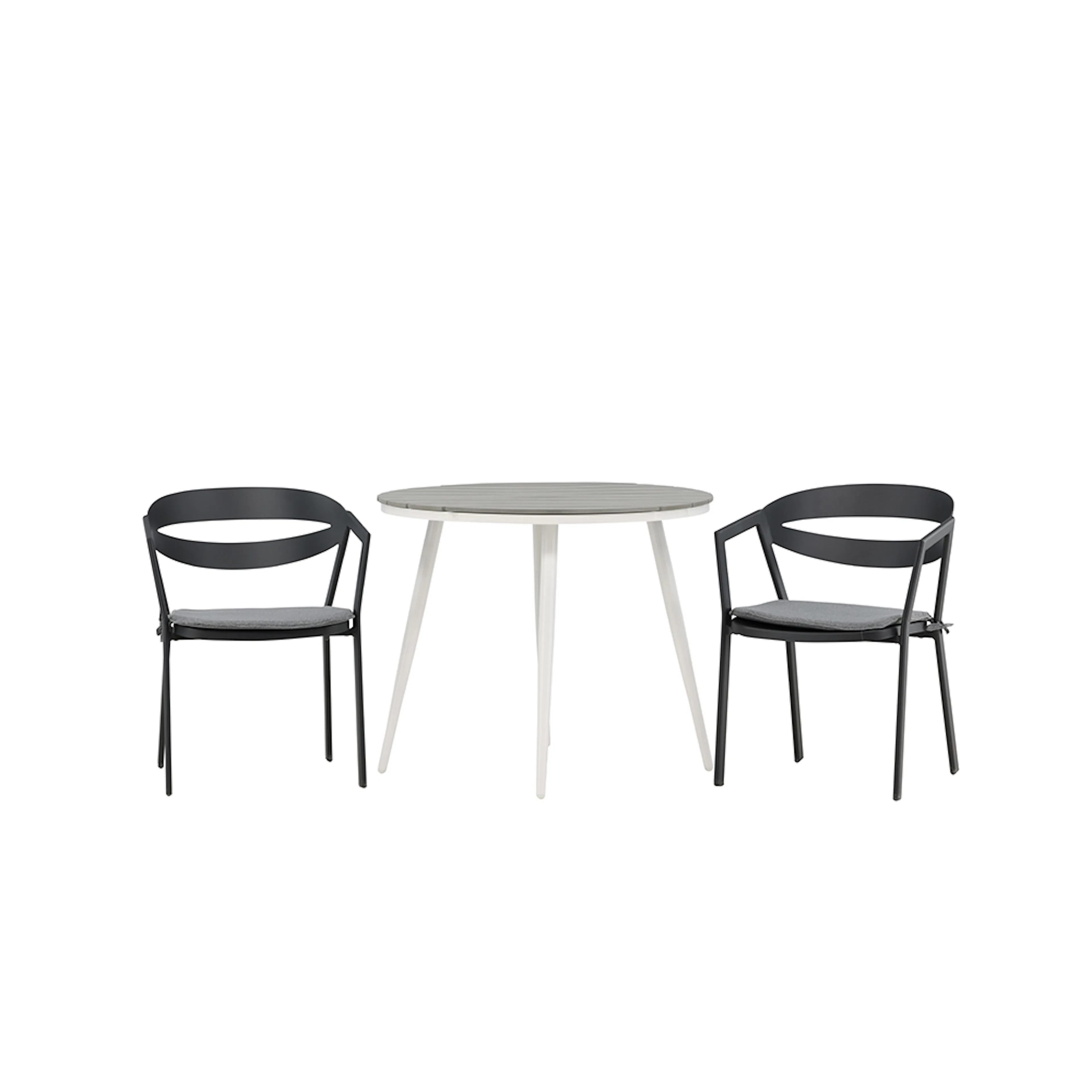 Cafégrupp Venture Home Break Ø90 cm med 2 Slit Stolar
