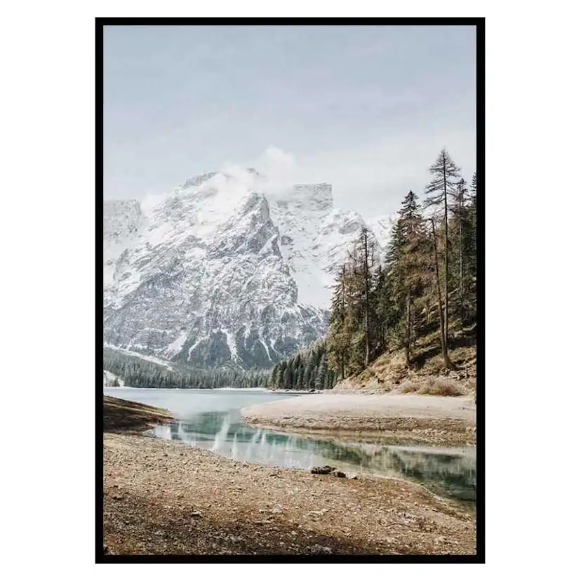 Poster Gallerix Lagi di Braies Italy