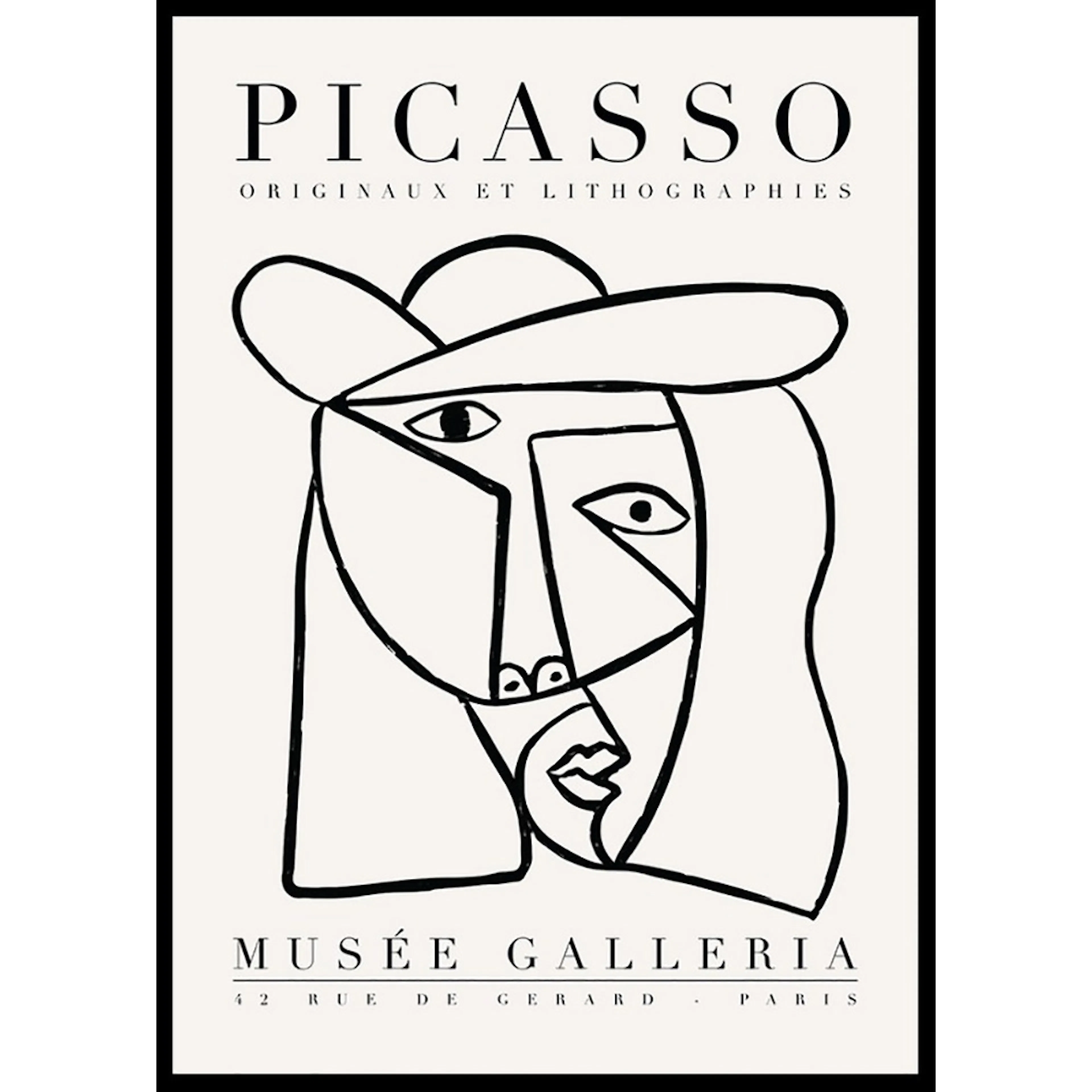 Poster Gallerix Picssso Lithographie No4