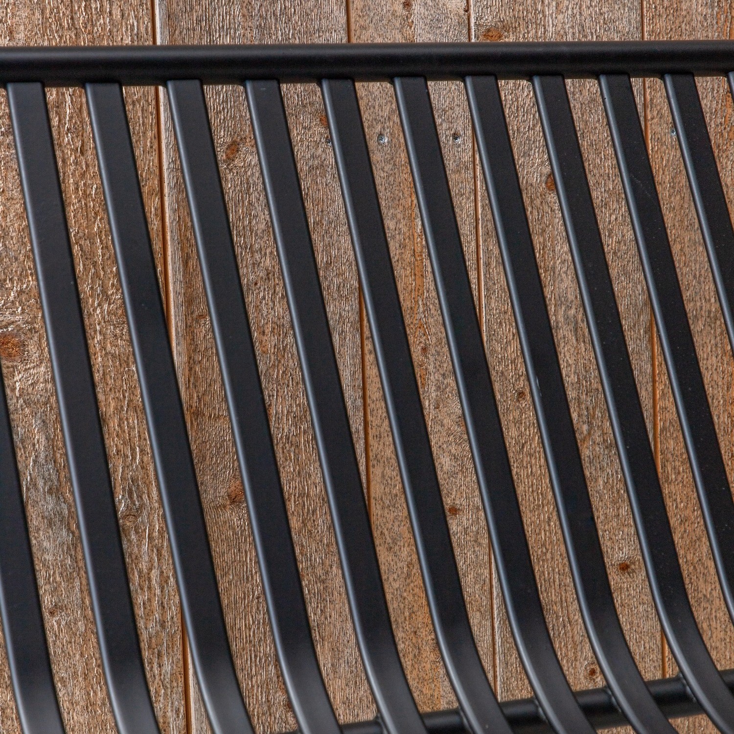 Peking Bench/sofa Aluminium - Black / Svart