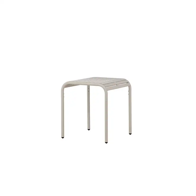 Borneo Cafetable Aluminium - Beige / Kvadrat 70*70* Beige