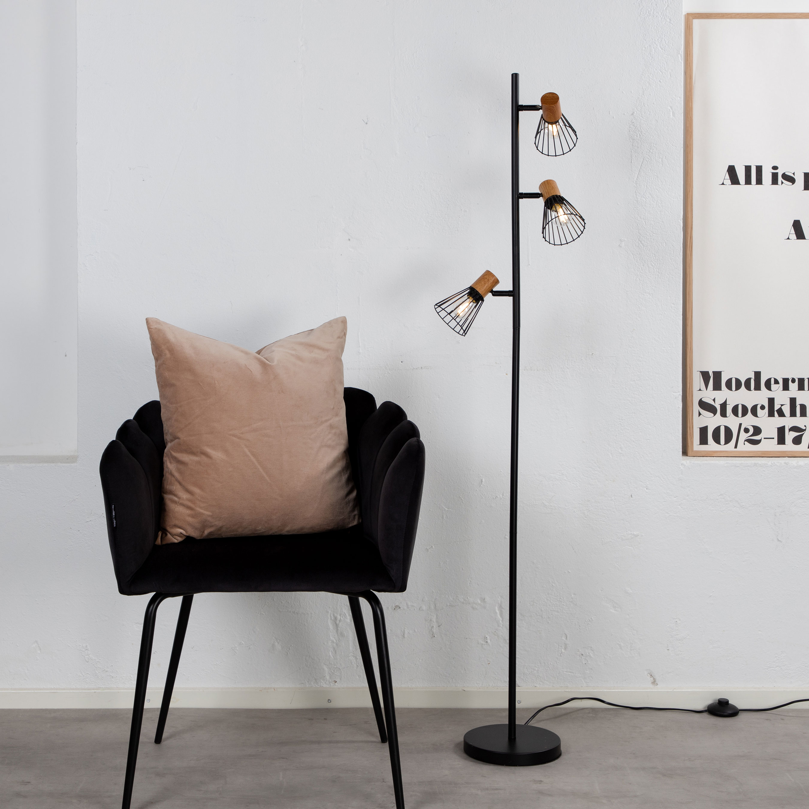 Golvlampa Venture Home Atticus 3L