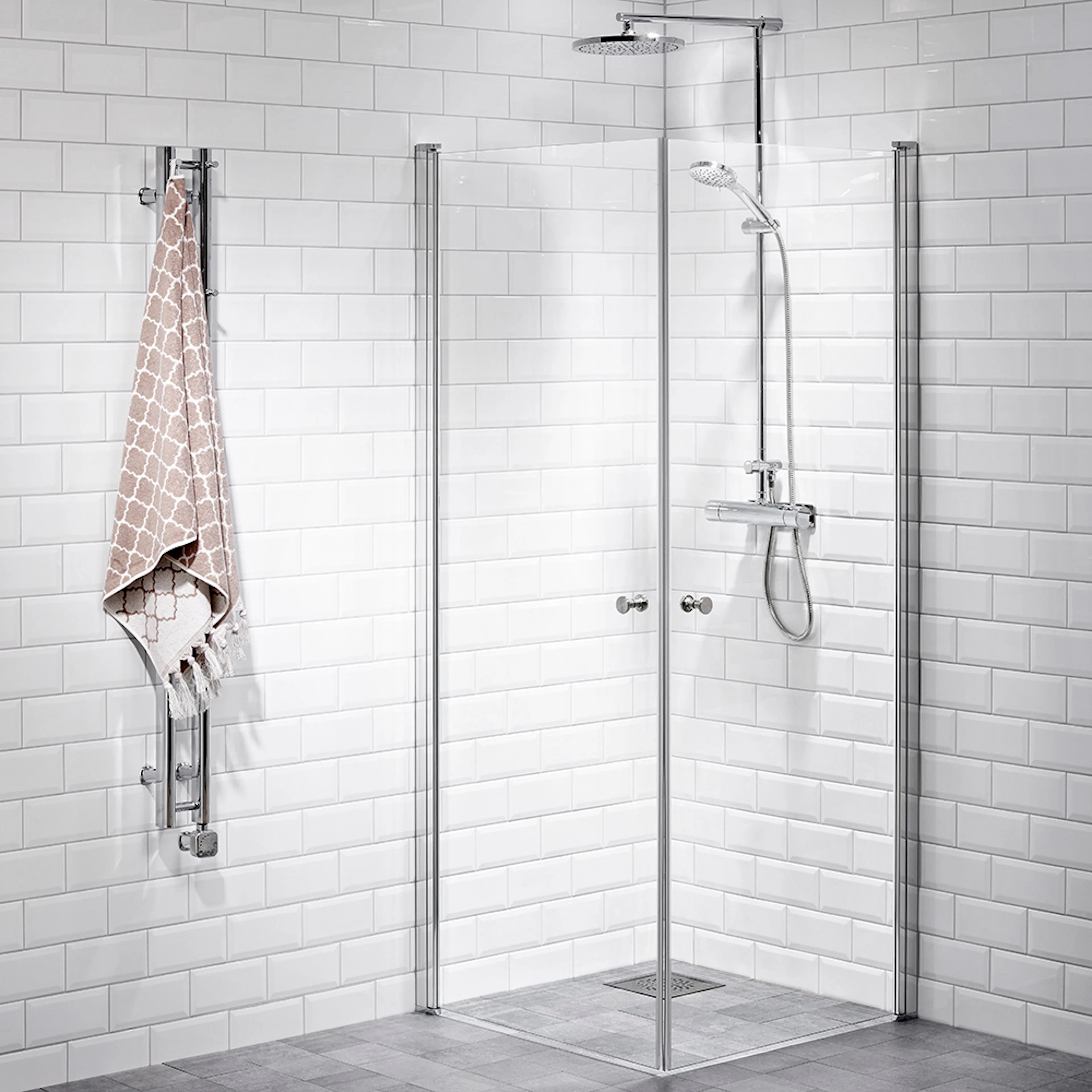 A DHÖRN LUSSO1 RAK 70x90 KLAR LxB: 700x900 mm, Klarglas, Knopp