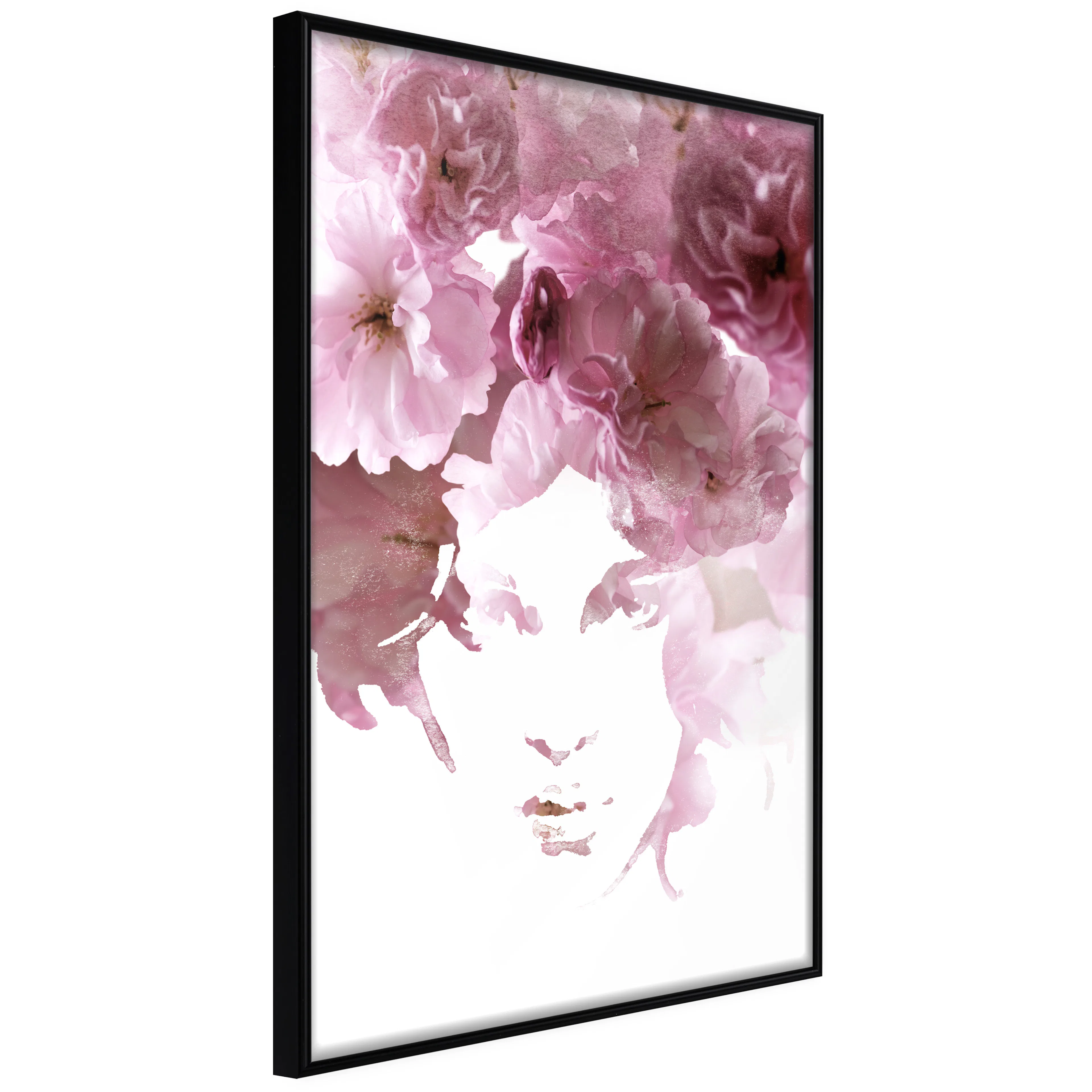 Affisch - Flowery Look [Poster] 40x60 Svart ram, 40x60 cm