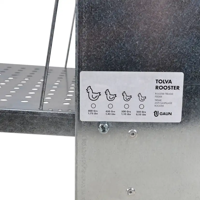 Foderautomat Gaun 5 Kg Pedal-Öppning