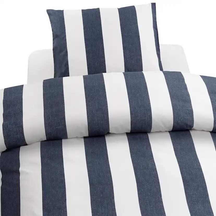 Påslakanset Borganäs of Sweden Block Stripe Dubbelsäng